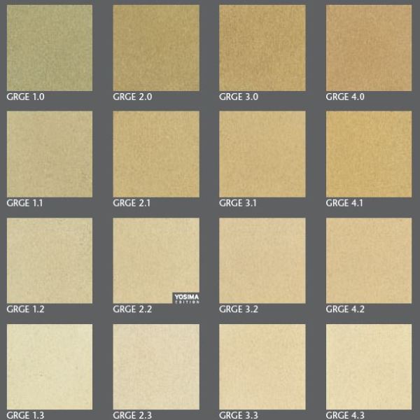 Gemengde Kleuren Claytec Yosima Designstuc Riet Geel