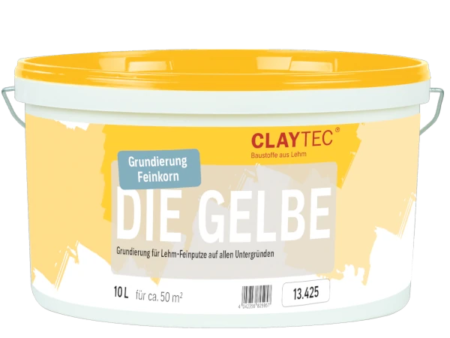 Clayfix Primer voor leemfinish (De Gele), emmer 10 liter