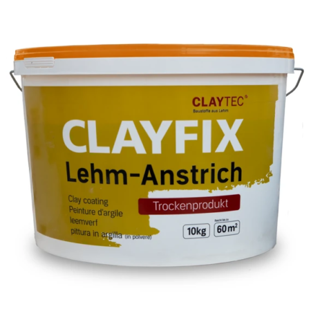 Clayfix Gladde Leemverf, emmer 10 klilo